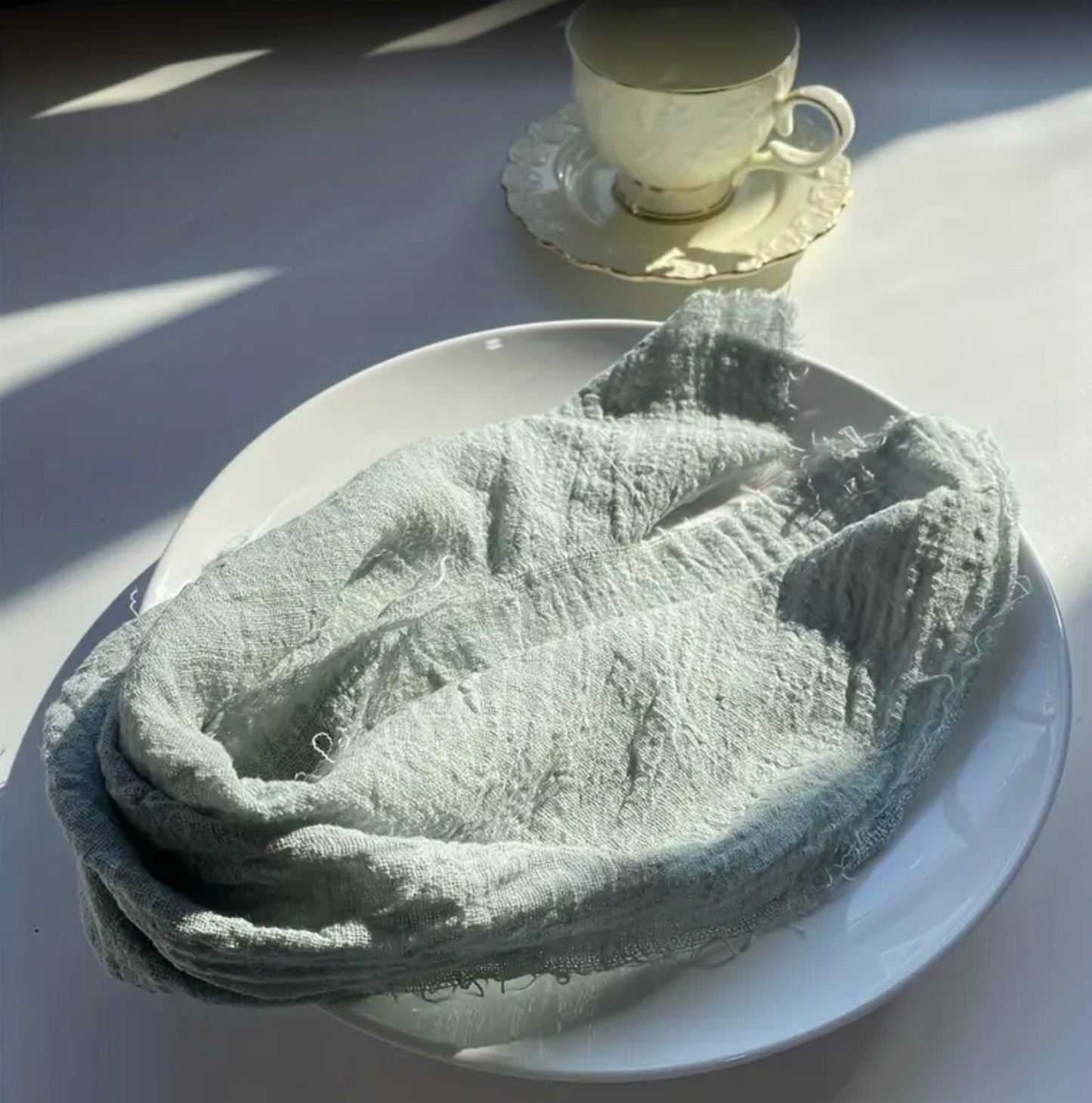 Rustic Cheesecloth Napkin Set of 6