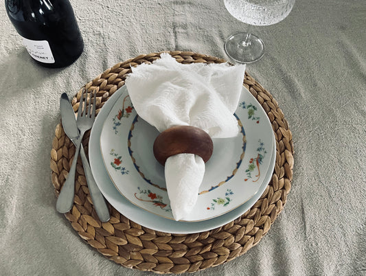 Rustic Cheesecloth Napkin Set of 6